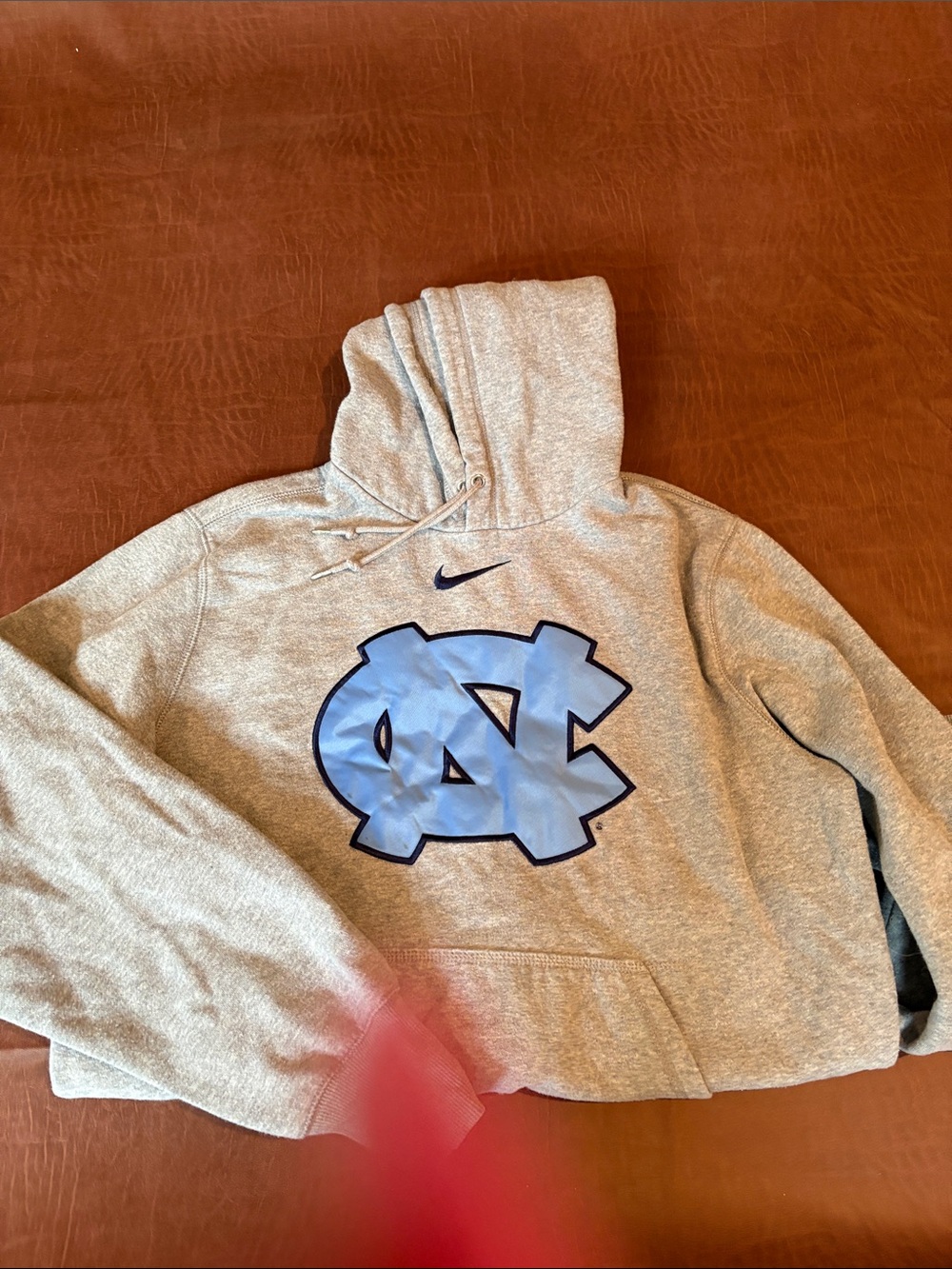 Nike Gray Hoodie with Light Blue UNC Logo